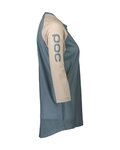 POC dres kratkih rukava - MTB PURE 3/4 LADY - svjetloplava/bež