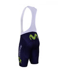 BONAVELO kratke hlače s tregerima - MOVISTAR 2017  - plava