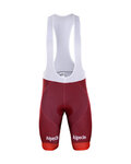 BONAVELO kratke hlače s tregerima - KATUSHA 2018 - bodro/crvena