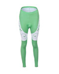 duge hlače bez tregera - CYCLINGBOX LADY SMR - bijela/zelena