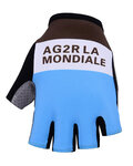 BONAVELO rukavice s kratkim prstima - AG2R 2019 - plava/smeđa/bijela