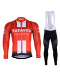 BONAVELO dugi dres i hlače - SUNWEB 2019 SUMMER - crna/crvena