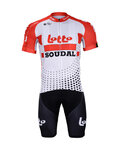 BONAVELO kratki dres i kratke hlače - LOTTO SOUDAL 2019 - bijela/crna/crvena