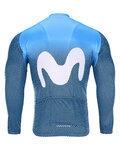 BONAVELO dres dugih rukava zimski - MOVISTAR 2020 WINTER - plava/bijela