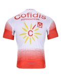 BONAVELO dres kratkih rukava - COFIDIS 2020 - bijela/crvena