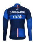 BONAVELO dres dugih rukava zimski - FDJ 2025 WINTER - plava/crna
