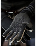 SANTINI rukavice s dugim prstima - VEGA - crna