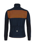 SANTINI izolirana jakna - COLORE - plava/narančasta