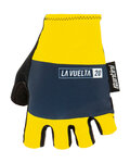 SANTINI rukavice s kratkim prstima - LA VUELTA 2020 - žuta/crna