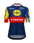 SANTINI dres kratkih rukava - LIDL TREK 2024 LADY - žuta/crvena/plava