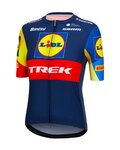 SANTINI dres kratkih rukava - LIDL TREK 2024 LADY - žuta/crvena/plava