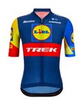 SANTINI dres kratkih rukava - LIDL TREK 2024 TEAM ORIGINAL - crvena/žuta/plava