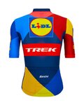 SANTINI dres kratkih rukava - LIDL TREK 2024 TEAM ORIGINAL - crvena/žuta/plava