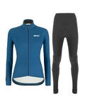 SANTINI zimski dres i hlače - COLORE LADY WINTER - plava/crna
