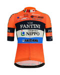 SANTINI dres kratkih rukava - NIPPO FANTINI 2019 - plava/crna/narančasta/bijela