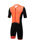 SANTINI kombinezon - REDUX  - crna/narančasta