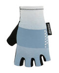 SANTINI rukavice s kratkim prstima - REDUX FORTUNA AERO - bijela/svjetloplava