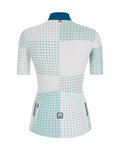 SANTINI dres kratkih rukava - TONO SFERA LADY - bijela/plava