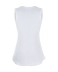 SANTINI majica bez rukava - PIUMA LADY - bijela