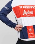SANTINI jakna otporna na vjetar - TREK SEGAFREDO 2021 - crvena/bijela/plava