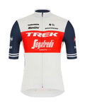 SANTINI dres kratkih rukava - TREK SEGAFREDO 2021 - crvena/bijela/plava
