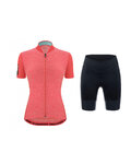SANTINI kratki dres i kratke hlače - COLORE PURO LADY - ružičasta/crna