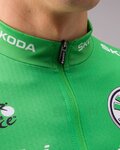 SANTINI dres kratkih rukava - TOUR DE FRANCE 2022 - zelena