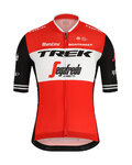 SANTINI dres kratkih rukava - TREK 2019 SLEEK99 - bijela/crna/crvena