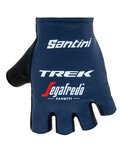 SANTINI rukavice s kratkim prstima - TREK SEGAFREDO 2021 - plava