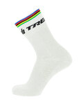 SANTINI čarape klasične - TREK SEGAFREDO 2020 - bijela