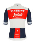 SANTINI dres kratkih rukava - TREK SEGAFREDO 2020 - plava/crvena/bijela