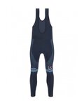SANTINI duge hlače s tregerima - TREK 2022 FACTORY RACING CX WINTER - plava