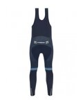SANTINI duge hlače s tregerima - TREK 2022 FACTORY RACING CX WINTER - plava