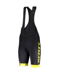 SCOTT kratke hlače s tregerima - RC TEAM - crna/žuta