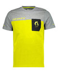 SCOTT majica kratkih rukava - FACTORY TEAM - žuta/siva/crna