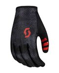SCOTT rukavice s dugim prstima - TRACTION LF - crna/crvena