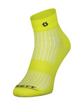 SCOTT čarape do gležnja - PERFORMANCE QUARTER - žuta/crna