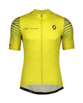 SCOTT dres kratkih rukava - RC TEAM 10 - plava/žuta