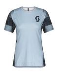 SCOTT dres kratkih rukava - TRAIL VERTIC LADY - svjetloplava