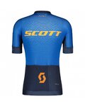 SCOTT dres kratkih rukava - RC PRO SS - narančasta/plava
