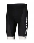 SCOTT kratke hlače bez tregera - RC TEAM ++ 2022 - crna/bijela