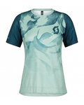 SCOTT dres kratkih rukava - TRAIL VERTIC LADY - plava
