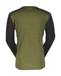 SCOTT dres dugih rukava ljetni - TRAIL VERTIC LS - crna/zelena