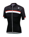 SPORTFUL dres kratkih rukava - PISTA - crvena/crna/bijela