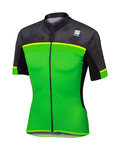 SPORTFUL dres kratkih rukava - PISTA - siva/zelena