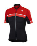 SPORTFUL dres kratkih rukava - PISTA - crvena/siva