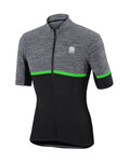 SPORTFUL dres kratkih rukava - GIARA - siva/zelena/crna