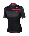 SPORTFUL dres kratkih rukava - SQUADRA CORSE - crvena/siva/crna