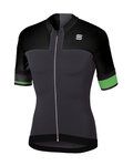 SPORTFUL dres kratkih rukava - STRIKE - zelena/siva/crna