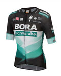 SPORTFUL dres kratkih rukava - BORA HANSGROHE 2020 - crna/zelena